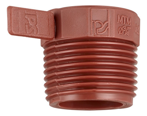 Tapon 1 Macho - Roscado Ppn Polipropileno Caja X10u 0