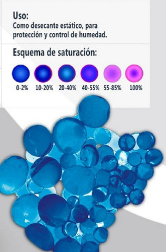 Silicagel Con Indicador De Humedad Azul  X 500 G - Salttech 1