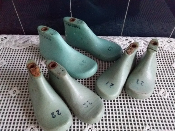 Antiguas Hormas De Calzado De Niños No 21,22,25 Muy Buen Est 1