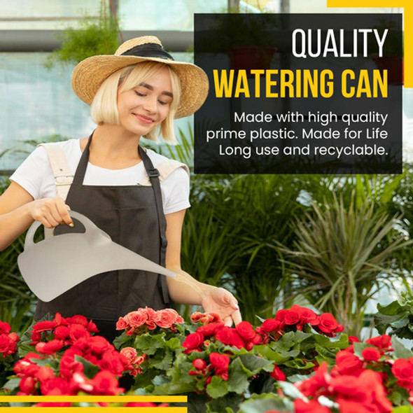 Regadera De 1.8l Para Plantas De Interior - Blanco 1