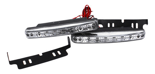 Juego X 2u. Faros Auxilares Caminero Led Universal + Soporte 0