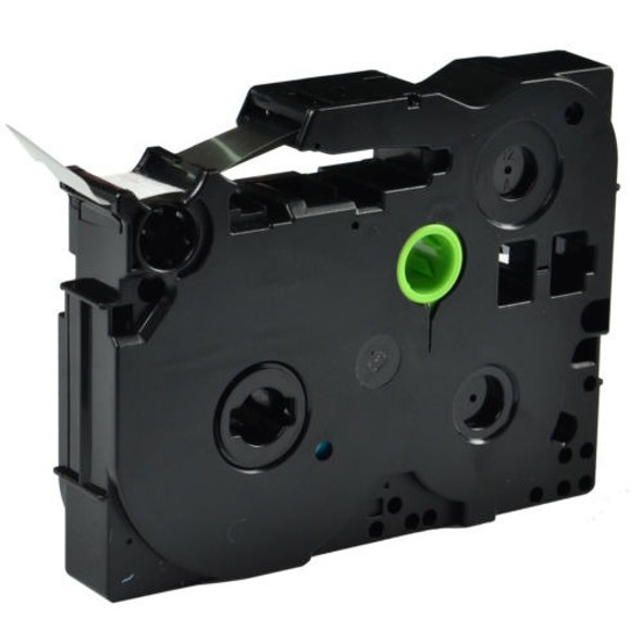 1pk Negro Sobre Blanco Compatible Con Etiqueta De Tze-231 Br 1