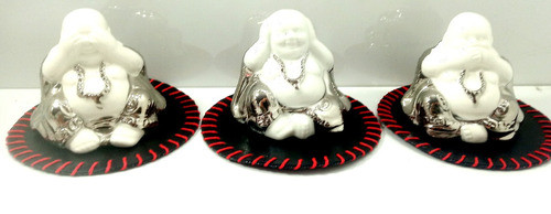 Set De Tres Budas Sabios Buda Porcelana Sabios 0