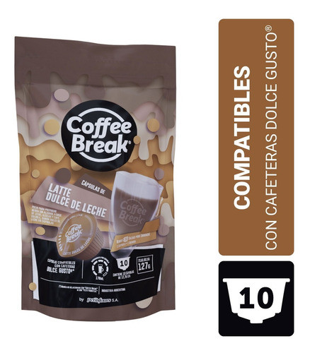 Combo X3 Packs Latte Dulce De Leche Coffee Break Dolce Gusto 1