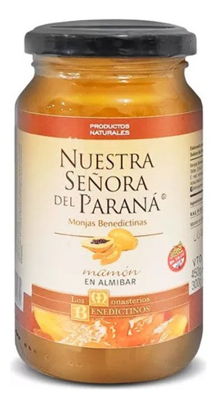 Mamon En Almíbar Nuestra Señora Del Paraná Dulce 450gr X3 1