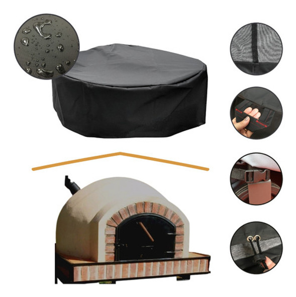 Funda Cubre Horno De Barro 138 X 82 Lona Gruesa 100% Imperm 0