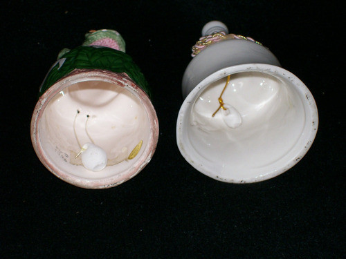 Antiguas Campanas Llamadoras De Cerámica 1