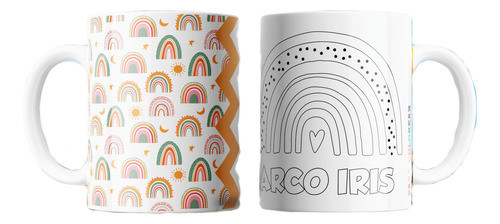 10 Plantillas Para Sublimar Tazas Infantil - Colorear 02 0