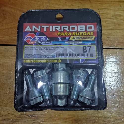 Bulon Tuerca Antirrobo Fiat Novo Siena Linea Punto Stilo 1