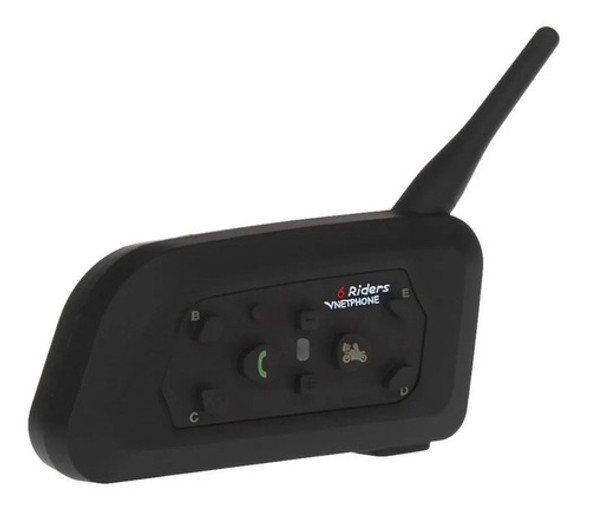 Intercomunicador Ejeas V6 Bluetooth Casco Moto V6 1200 Mts 0