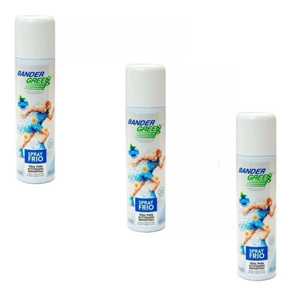 Spray Frio Para Golpes Bander Green X3 240c 0 Spray Frio Para Golpes Bander Green X3 240c 0