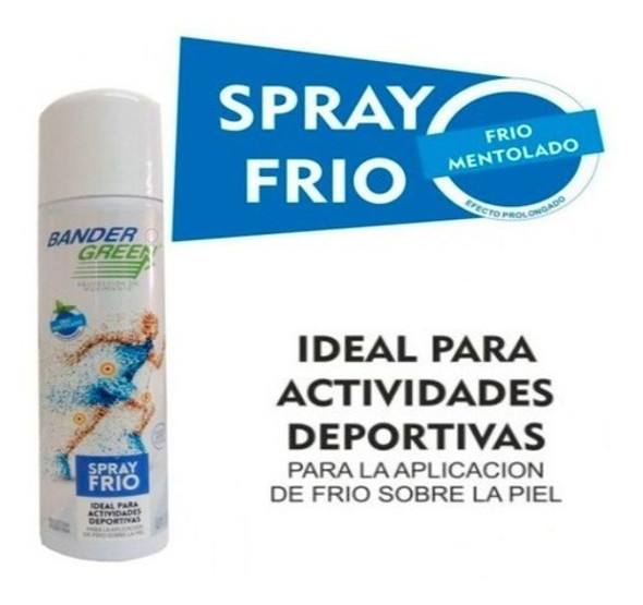 Spray Frio Para Golpes Bander Green X3 240c 1 Spray Frio Para Golpes Bander Green X3 240c 1