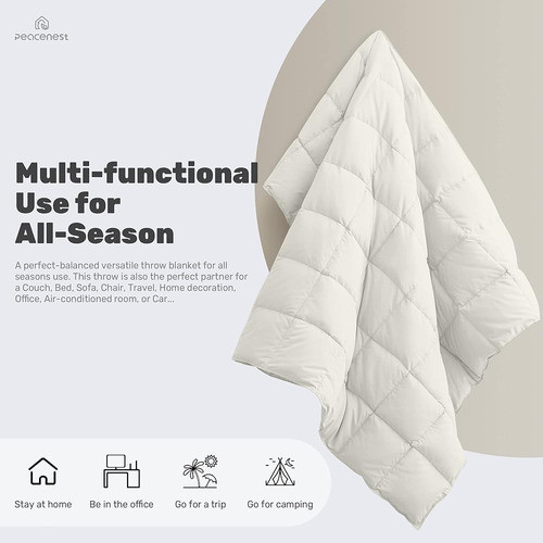 Peace Nest Down Throw Blankets For Couch 50x70 Down Blanket 1
