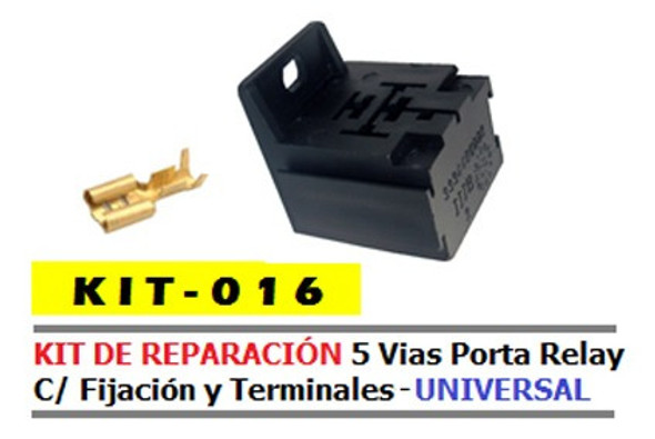 Kit Reparador Ficha 5 Vias Relay C/fijacion X 5 Unidades 0