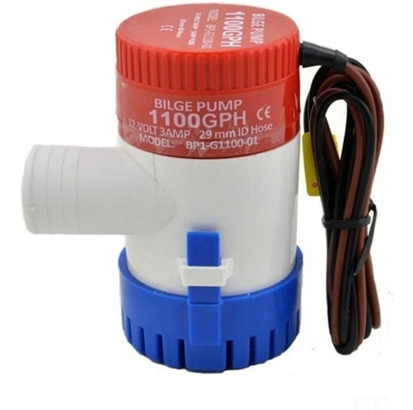 Bomba De Achique Eléctrica 1100 Gph  Rule 12v 27d 0