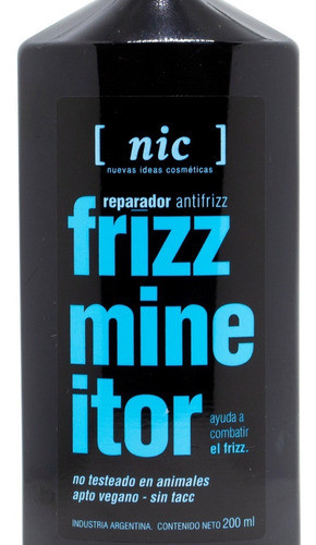 Nic Frizz Mineitor Serum Reparador Antifrizz Vegano 200ml 3c 1