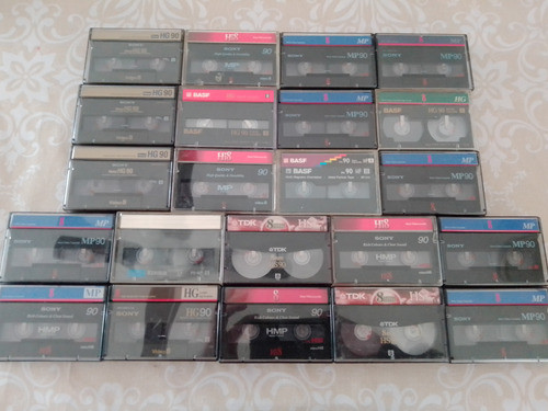 Lote De 23 Cassettes Video 8mm Hi8 Usados Sony Tdk 90 Min 0
