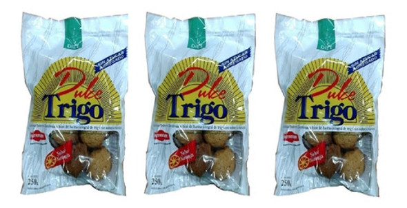 Pack X 3 Galletitas Sin Azucar Nutresan Naranja X 250grs 0