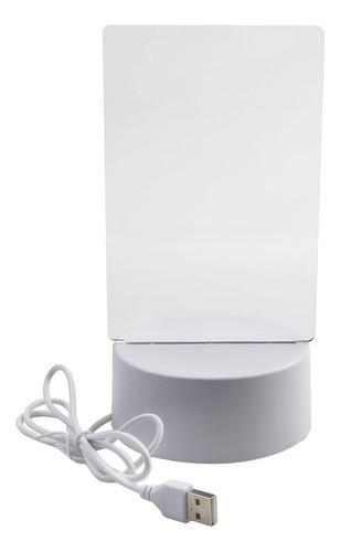 Velador Infantil Led Con Pizarra, Mensajes Luminosos Y Notas 0