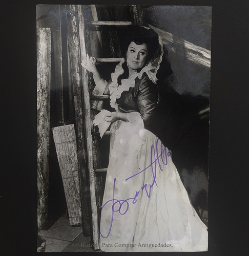 Foto Autografo Soprano Birgit Nilsson Teatro Colon 0