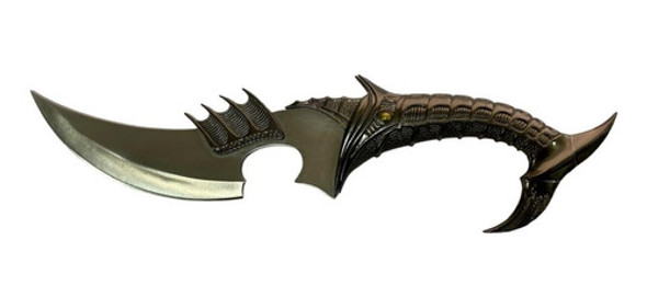 Faca Egípcia Rabo De Sereia Toda Em Aço Raridade 35cm 0