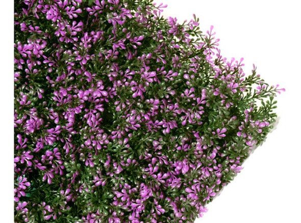 Jardín Vertical Muro Verde Artificial Violet Veil 25x25 1 Jardín Vertical Muro Verde Artificial Violet Veil 25x25 1