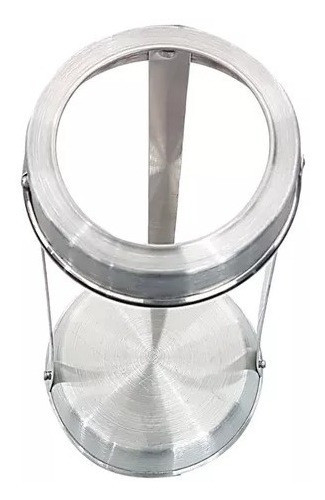 Suporte Para Coador Industrial N 2 Alumínio Grande + Coador 1