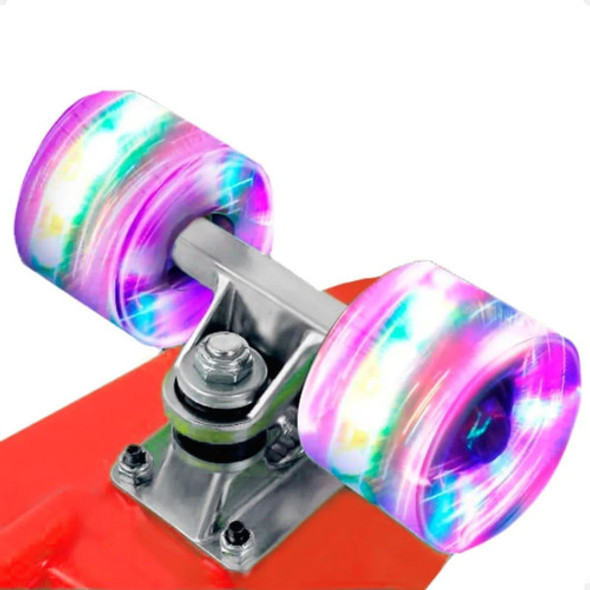 Skate Penny Board Patineta Con Luces Led Rofft 0