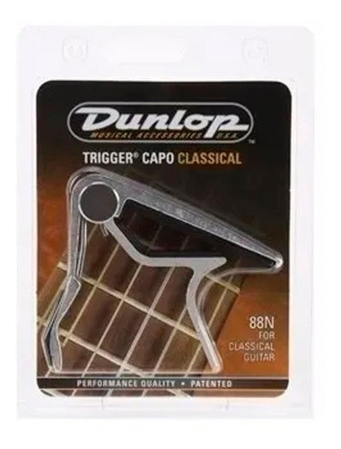 Capo Dunlop 87n Curvo Y/o 88n Recto Para Electrica O Clasica 1