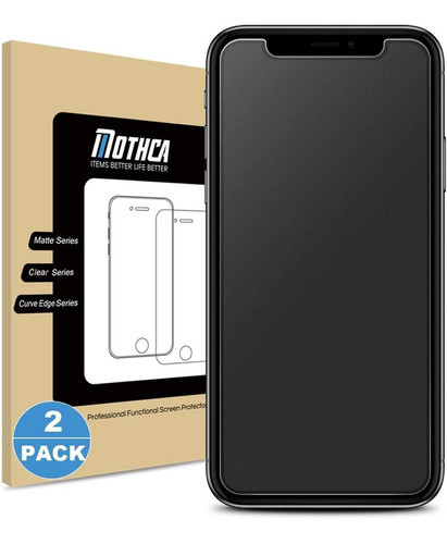 (pack 2)protector De Pantalla Mate Para iPhone XR/para Iphon 0