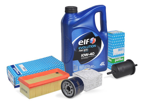 Kit Filtros Corto Aceite Elf Renault Clio 2 1.2 16v Original 0