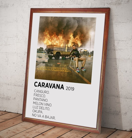 Wos Poster Album Caravana En Cuadro Para Colgar 0