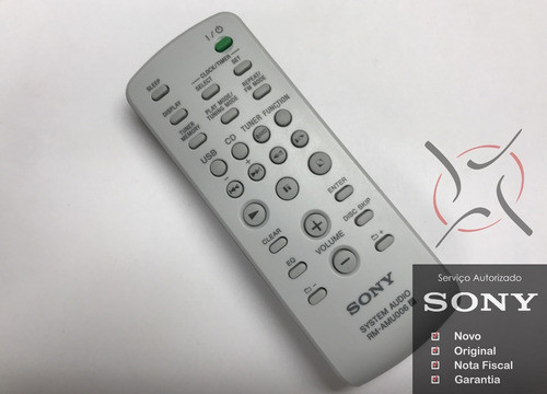 Controle Remoto Rm-amu006 Sony Gt22 Gt44 Gt111 Gt222 Gt444 1