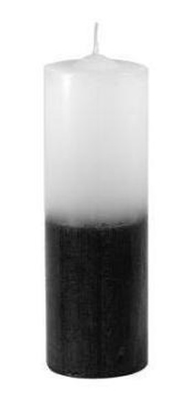 Vela De 7 Dias Preta E Branca 240g 0