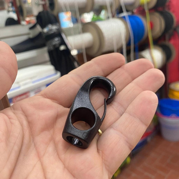 Mosqueton Plastico Negro Para Shocord 60 Mm 1