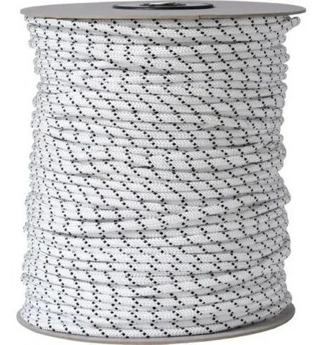 Soga Trenzada Polipropileno Blanca Y Negra 4 Mm X 200 Mts 0