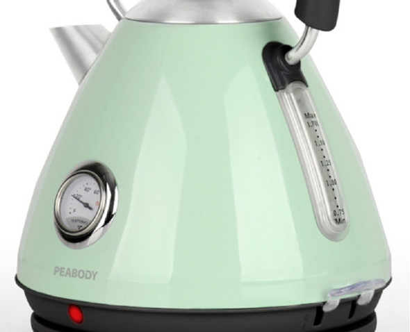 Pava Eléctrica Peabody Pe-kv8213 Verde Vintage Termómetro 0