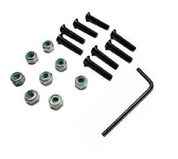 Se De 8 Tornillos Para Skate Dater Allen 1¨ + Llave Alem 0 Se De 8 Tornillos Para Skate Dater Allen 1¨ + Llave Alem 0