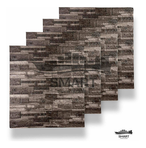 Placa Autoadhesiva Revestimiento Pared 70x77cm Pack X10 #4 1