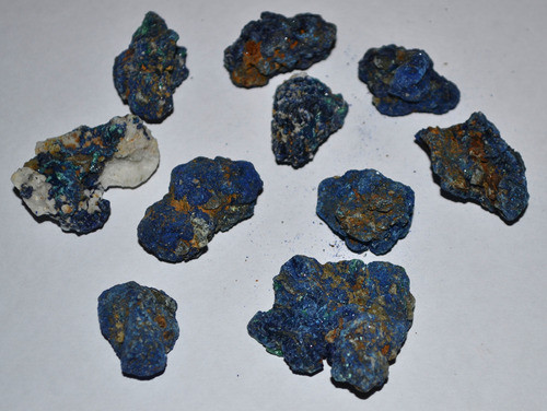 Lote 2 Unidades Azurita Nódulos Il Giardino Joyas Minerales 1