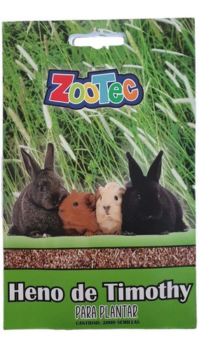 Heno De Timothy Para Plantar Conejos Cobayos Roedores Zootec 0