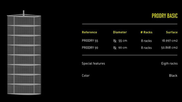 Cesta Secagem Plantas Prodry 8 Andares 90cm Garden Basic 1