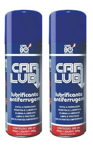 Caixa 12 Carlub Anti-ferrugem Lubrificante Desengripante 1