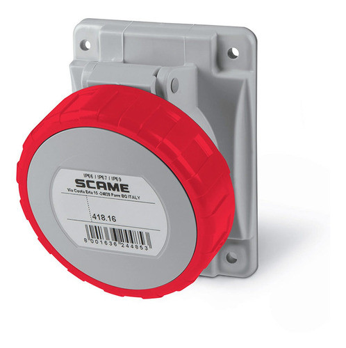 Base Toma Industrial 16a 3p+tierra Ip67 0