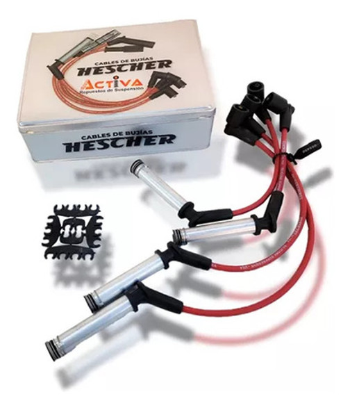 Cables De Bujia Hescher P/ Siena Strada Palio 1.6 16v E-torq 0