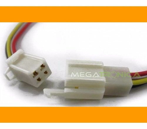 Ficha Cable Conector Empalme 4 Vias Parlantes Macho Hembra 1