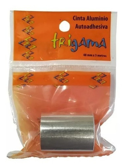 Cinta De Aluminio Autoadhesiva 48mm X 3mts Trigama 1