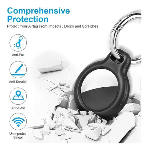 Ainiv Funda Protectora Impermeable Para Airtags, 2 1