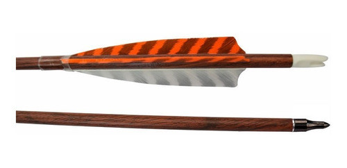 6 X 30  Madera Carbono Flechas Sp400 Turquía Pluma Campo Pun 0