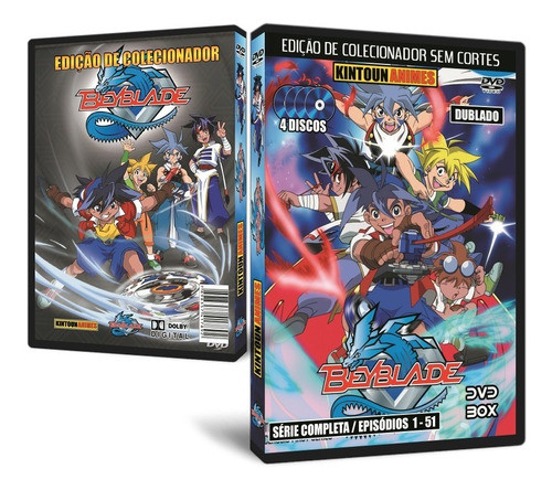 Anime Beyblade Série Completa E Dublada Em Dvd 0